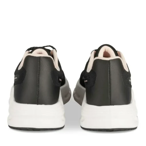 Baskets NOIR Femme Motif Uni A Enfiler