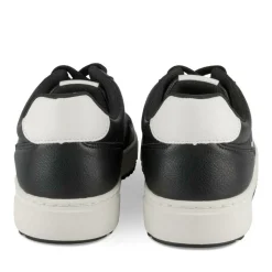 Baskets NOIR Femme Motif Animal Lacets