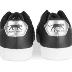 Baskets NOIR Femme Motif Uni Lacets