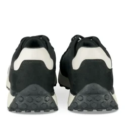 Baskets NOIR Femme Motif Uni Lacets