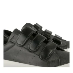 Baskets NOIR Femme Motif Uni Scratch