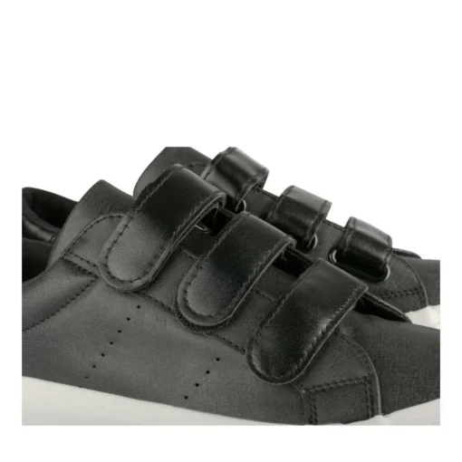 Baskets NOIR Femme Motif Uni Scratch