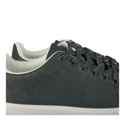 Baskets NOIR Femme Motif Uni Lacets