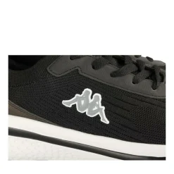 Baskets NOIR Femme Motif Uni Lacets