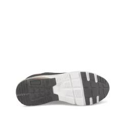 Baskets NOIR Femme Motif Multicolore Lacets
