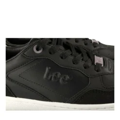 Baskets NOIR Femme Motif Paillettes Lacets
