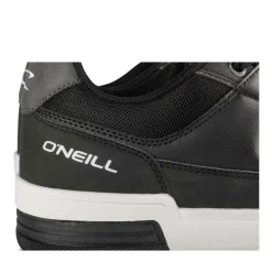 Baskets NOIR Femme Motif Uni Lacets