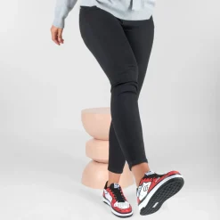 Baskets NOIR Femme Motif Multicolore Lacets