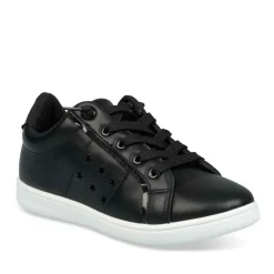 Baskets NOIR Fille Lacets