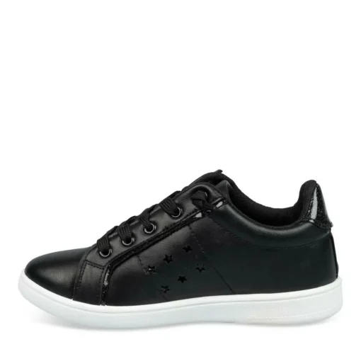 Baskets NOIR Fille Lacets