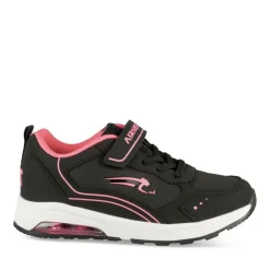 Baskets NOIR Fille Motif Uni Scratch