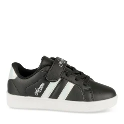 Baskets NOIR Fille Motif Uni Scratch