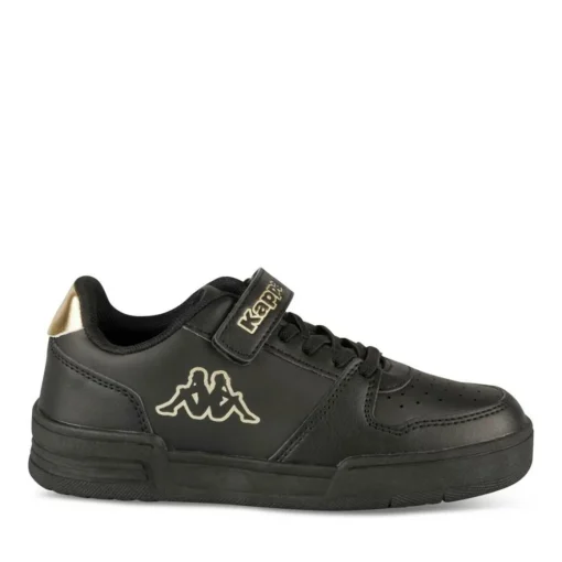Baskets NOIR Fille Motif Uni Scratch