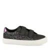 Baskets NOIR Fille Motif Paillettes Scratch