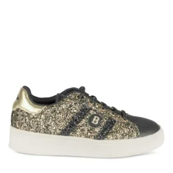 Baskets NOIR Fille Motif Uni A Enfiler