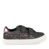 Baskets NOIR Fille Motif Paillettes Scratch