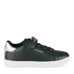 Baskets NOIR Fille Motif Uni Lacets