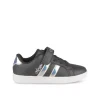 Baskets NOIR Fille Motif Iridescent Scratch