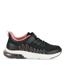 Baskets NOIR Fille Motif Uni Scratch