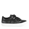 Baskets NOIR Fille Motif Uni Scratch