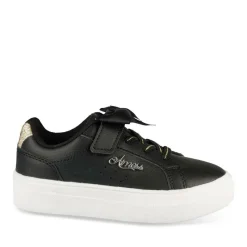 Baskets NOIR Fille Motif Uni Scratch