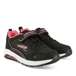 Baskets NOIR Fille Motif Uni Scratch