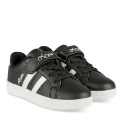 Baskets NOIR Fille Motif Uni Scratch
