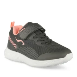 Baskets NOIR Fille Motif Uni Scratch