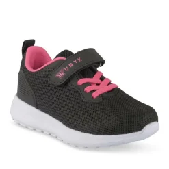 Baskets NOIR Fille Motif Uni Scratch