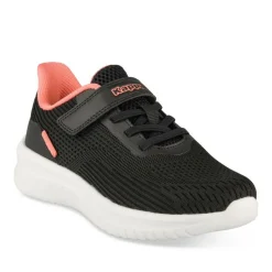 Baskets NOIR Fille Motif Uni Scratch