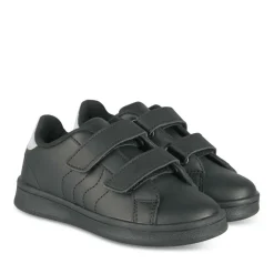 Baskets NOIR Fille Motif Iridescent Scratch