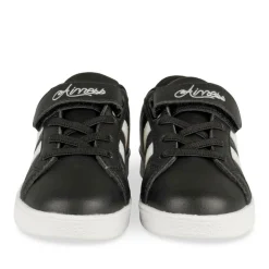 Baskets NOIR Fille Motif Uni Scratch