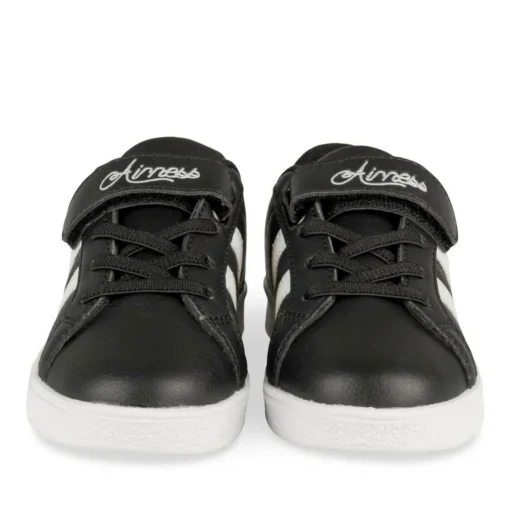 Baskets NOIR Fille Motif Uni Scratch