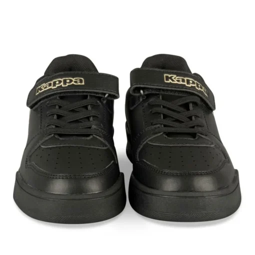 Baskets NOIR Fille Motif Uni Scratch