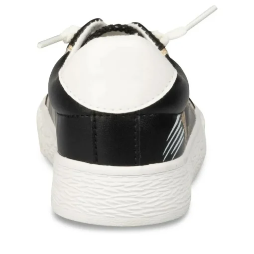 Baskets NOIR Fille Motif Etoiles Fermeture éclair