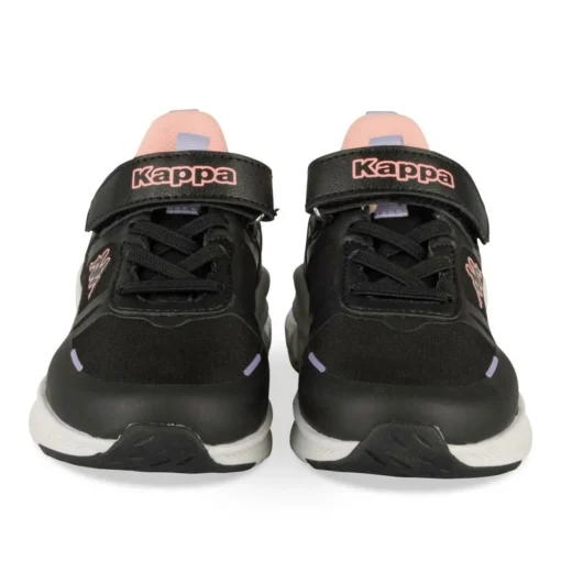 Baskets NOIR Fille Motif Uni Scratch