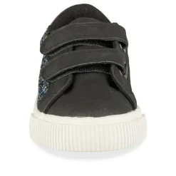 Baskets NOIR Fille Motif Paillettes Scratch