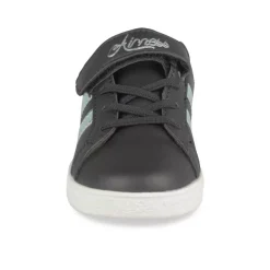Baskets NOIR Fille Motif Iridescent Scratch
