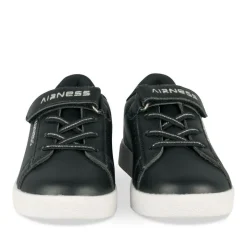 Baskets NOIR Fille Motif Uni Lacets