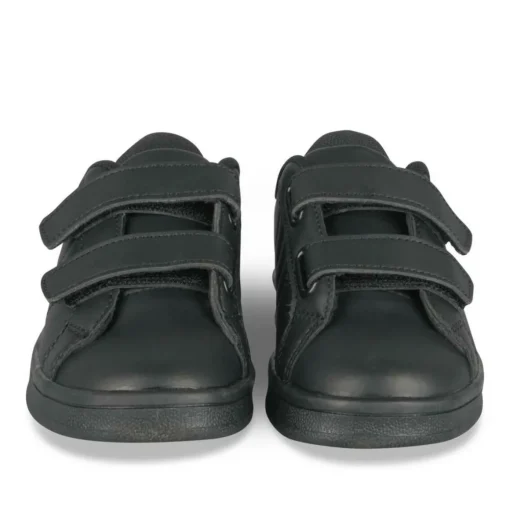 Baskets NOIR Fille Motif Iridescent Scratch