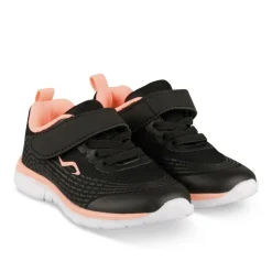Baskets NOIR Fille Motif Uni Scratch