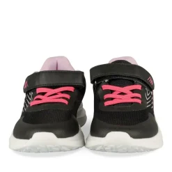 Baskets NOIR Fille Motif Uni Scratch