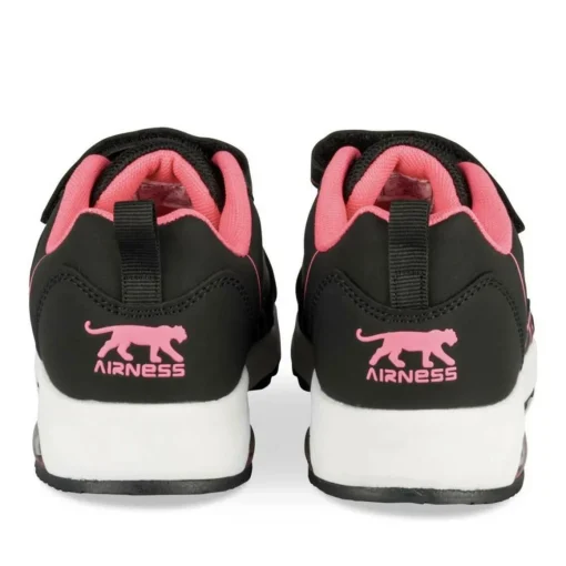 Baskets NOIR Fille Motif Uni Scratch
