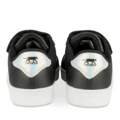 Baskets NOIR Fille Motif Uni Scratch
