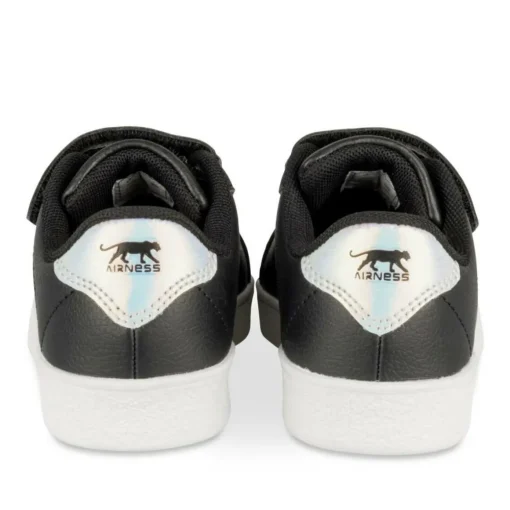 Baskets NOIR Fille Motif Uni Scratch