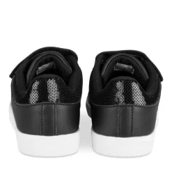 Baskets NOIR Fille Motif Uni Scratch