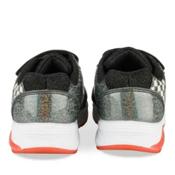 Baskets NOIR Fille Motif Iridescent Scratch