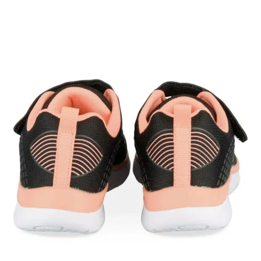 Baskets NOIR Fille Motif Uni Scratch