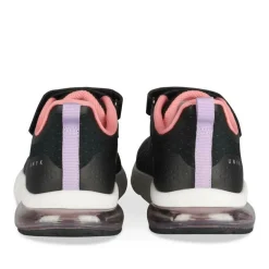 Baskets NOIR Fille Motif Uni Scratch