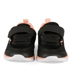 Baskets NOIR Fille Motif Uni Scratch